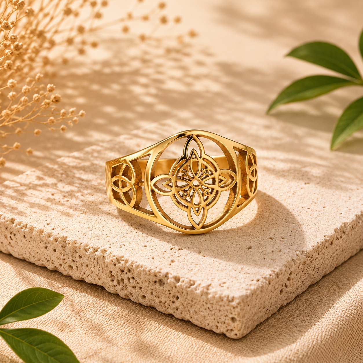 ANILLO DE NUDO DE BRUJA