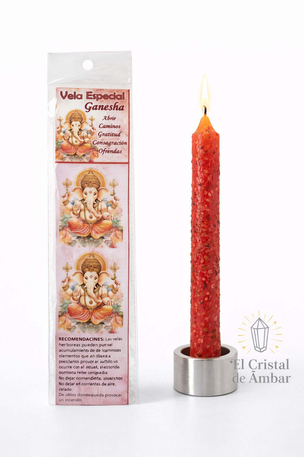 VELA ROJA ( Ganesha )