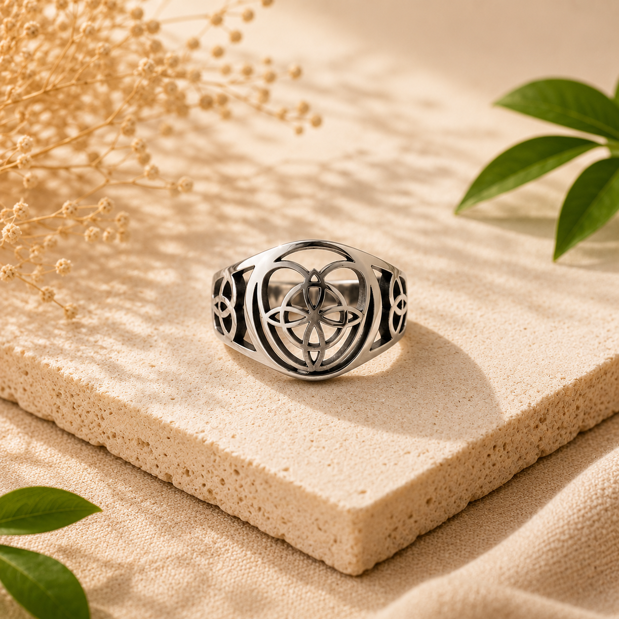 ANILLO DE NUDO DE BRUJA