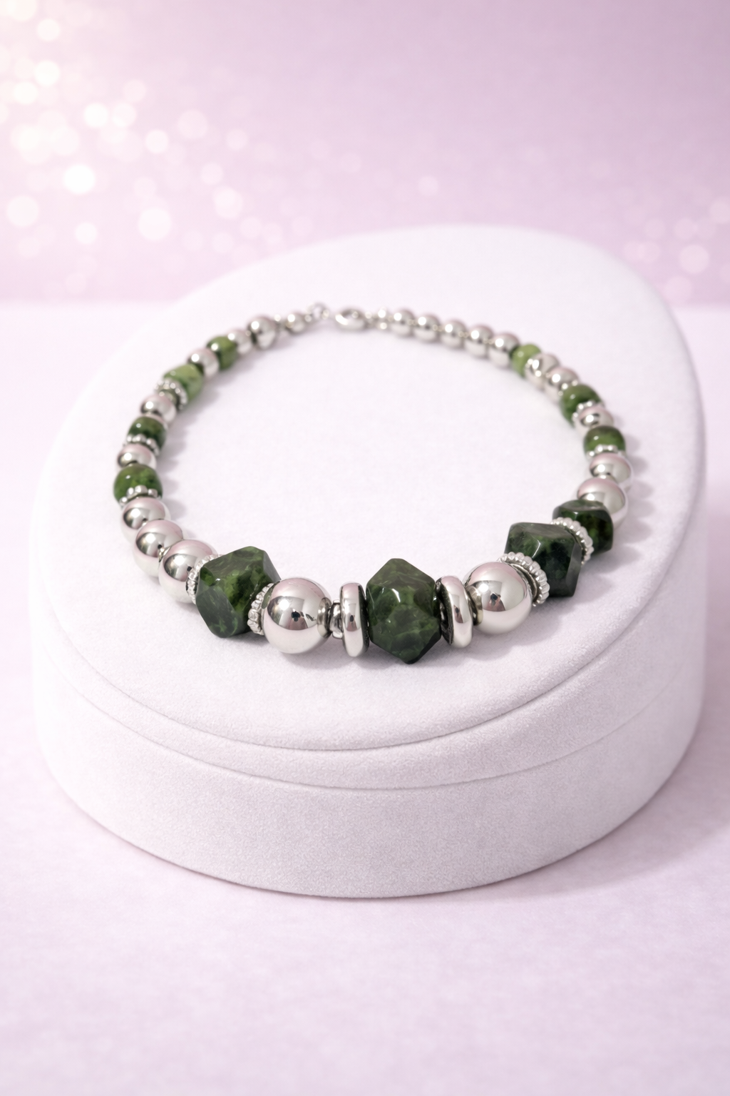 PULSERA DE JADE VERDE