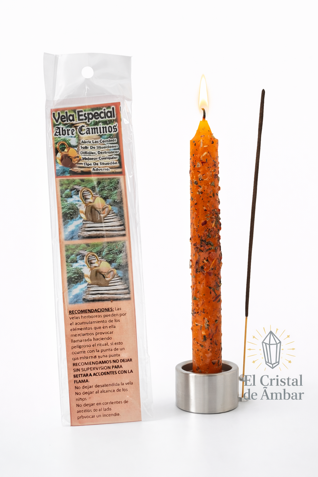 VELA NARANJA ( abre caminos )