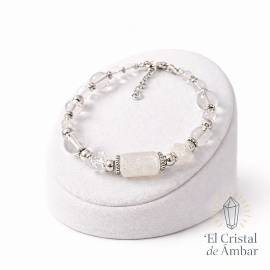 PULSERA CUARZO TRANSPARENTE