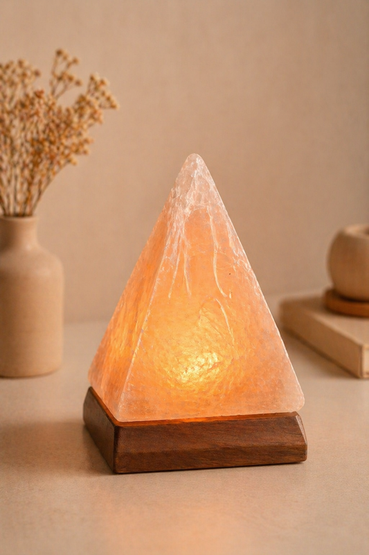 LAMPARA DE SAL PIRAMIDE