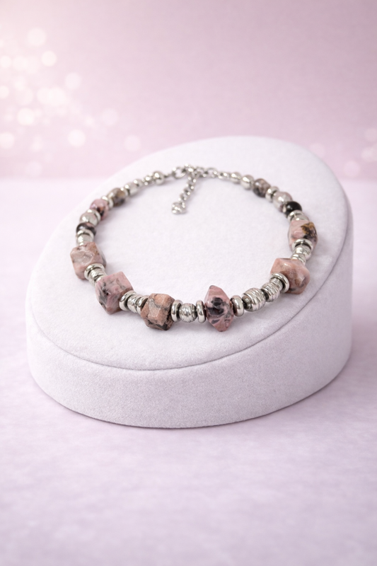 PULSERA DE RODONITA